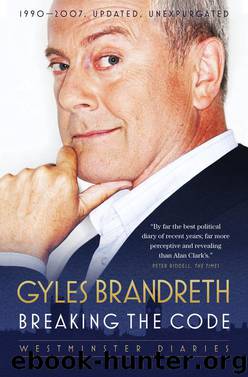 Breaking the Code: Westminster Diaries by Gyles Brandreth