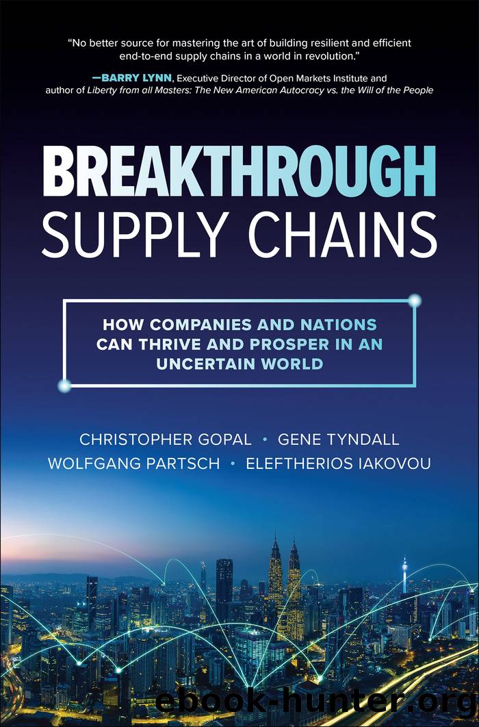 Breakthrough Supply Chains: How Companies and Nations Can Thrive and Prosper in an Uncertain World (for True Epub) by Christopher Gopal Gene Tyndall Wolfgang Partsch and Eleftherios Iakovou