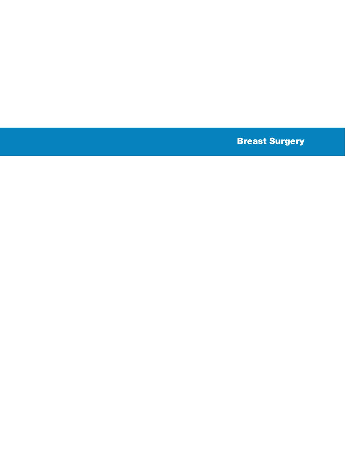 Breast Surgery by J. Michael Dixon