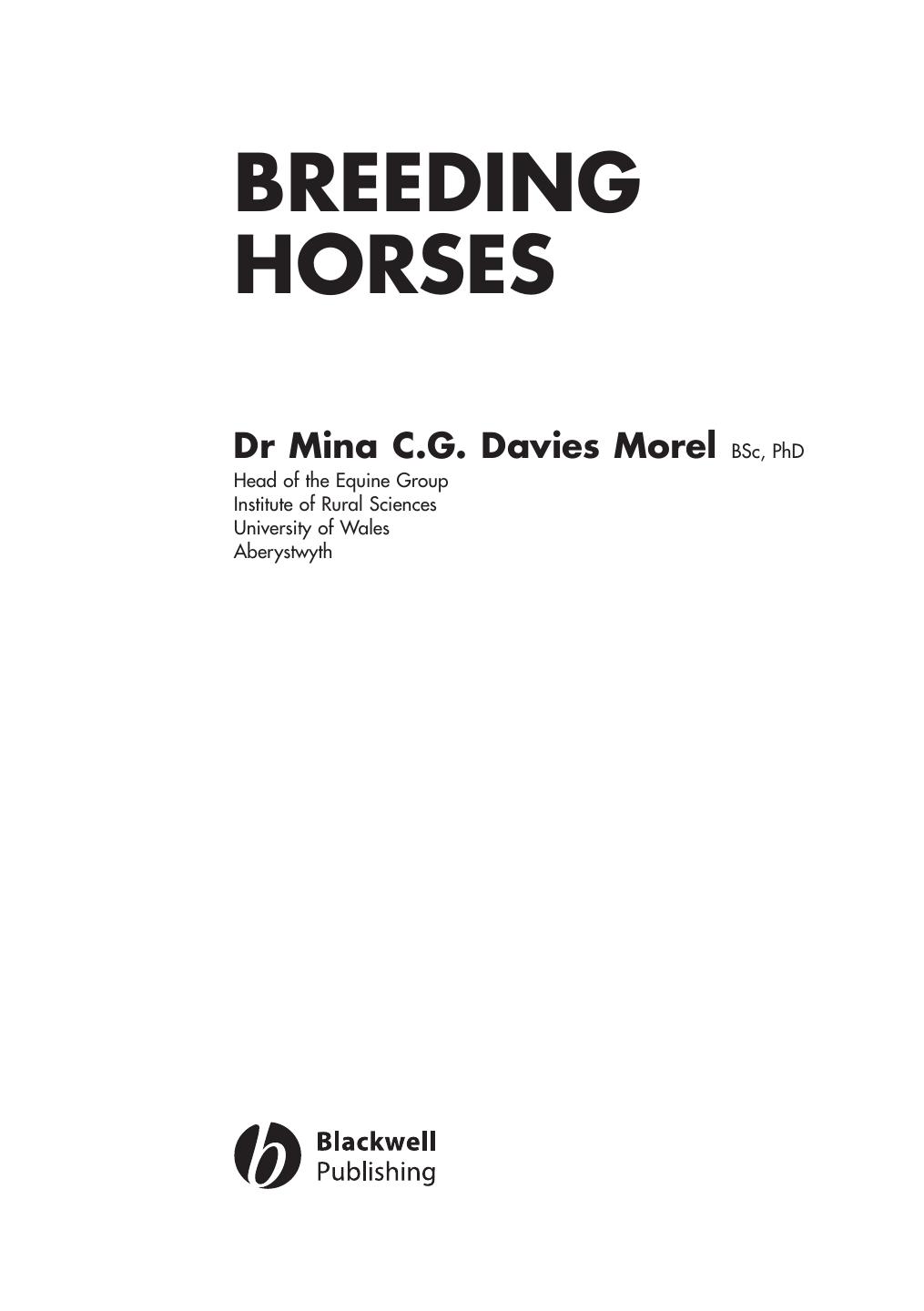 Breeding Horses by Mina Davies-Morel