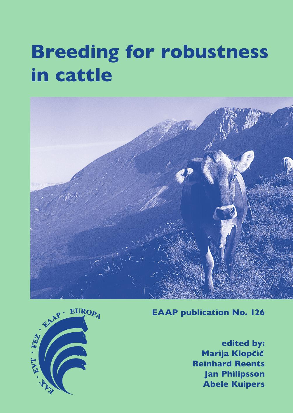 Breeding for robustness in cattle by Wageningen Academic Publishers
