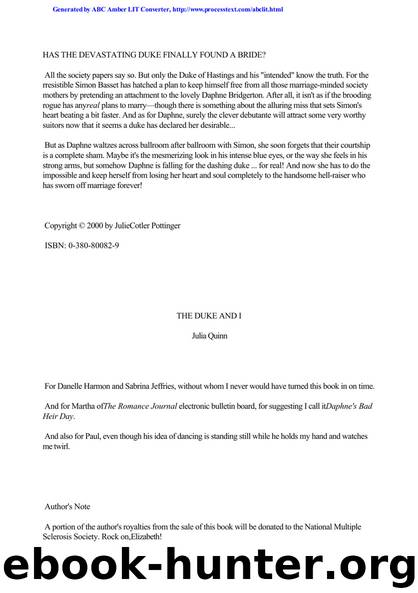 Bridgerton 1 by The Duke & I