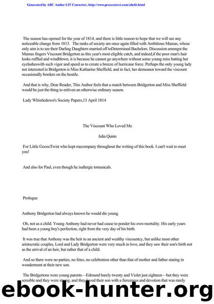 Bridgerton 2 by The Viscount Who Loved Me