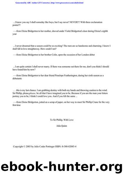 Bridgerton 5 by To Sir Phillip & Love