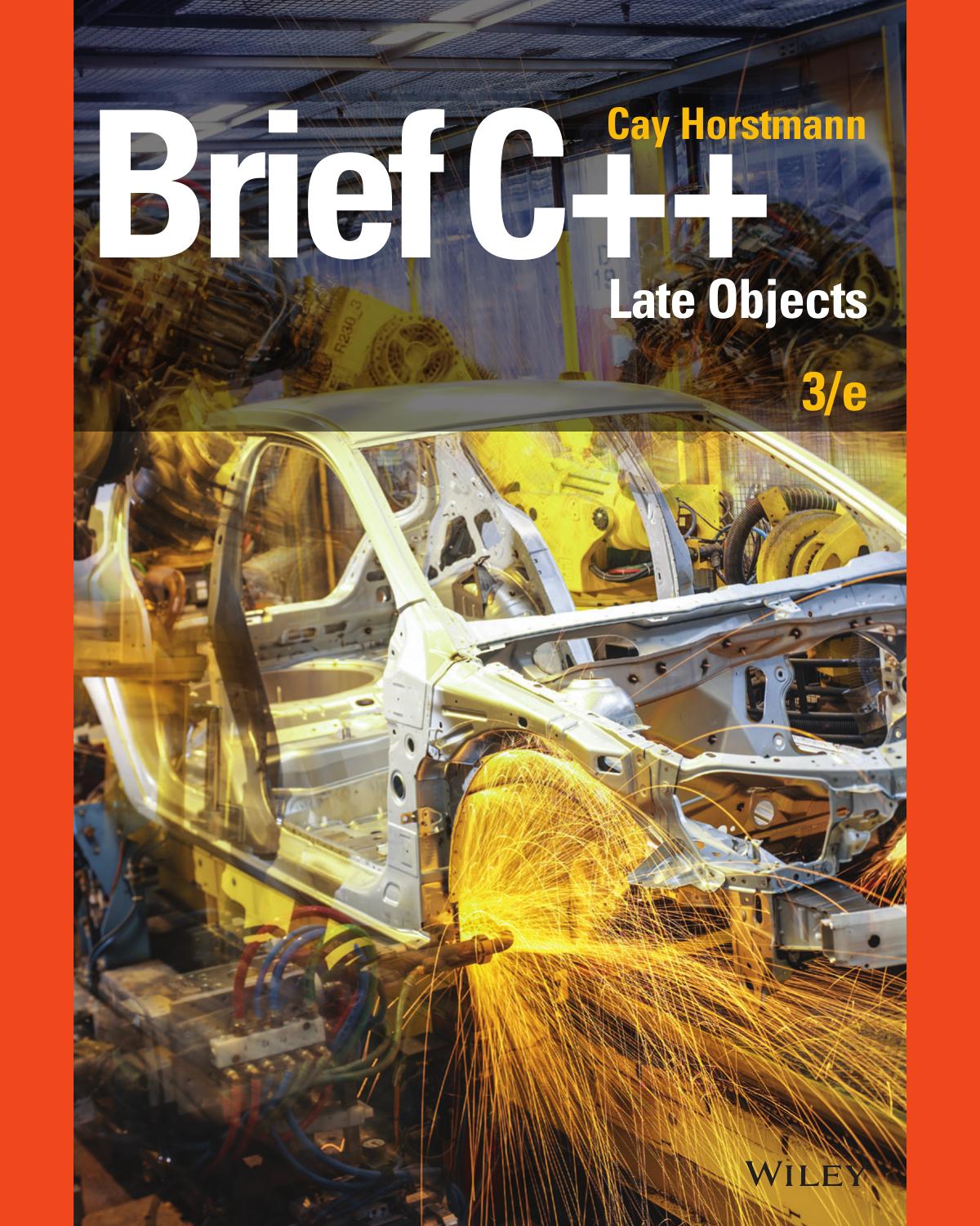 Brief C++: Late Objects by Cay Horstmann