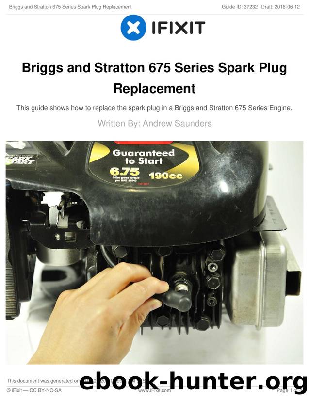 Briggs and Stratton 675 Series Spark Plug Replacement by Unknown