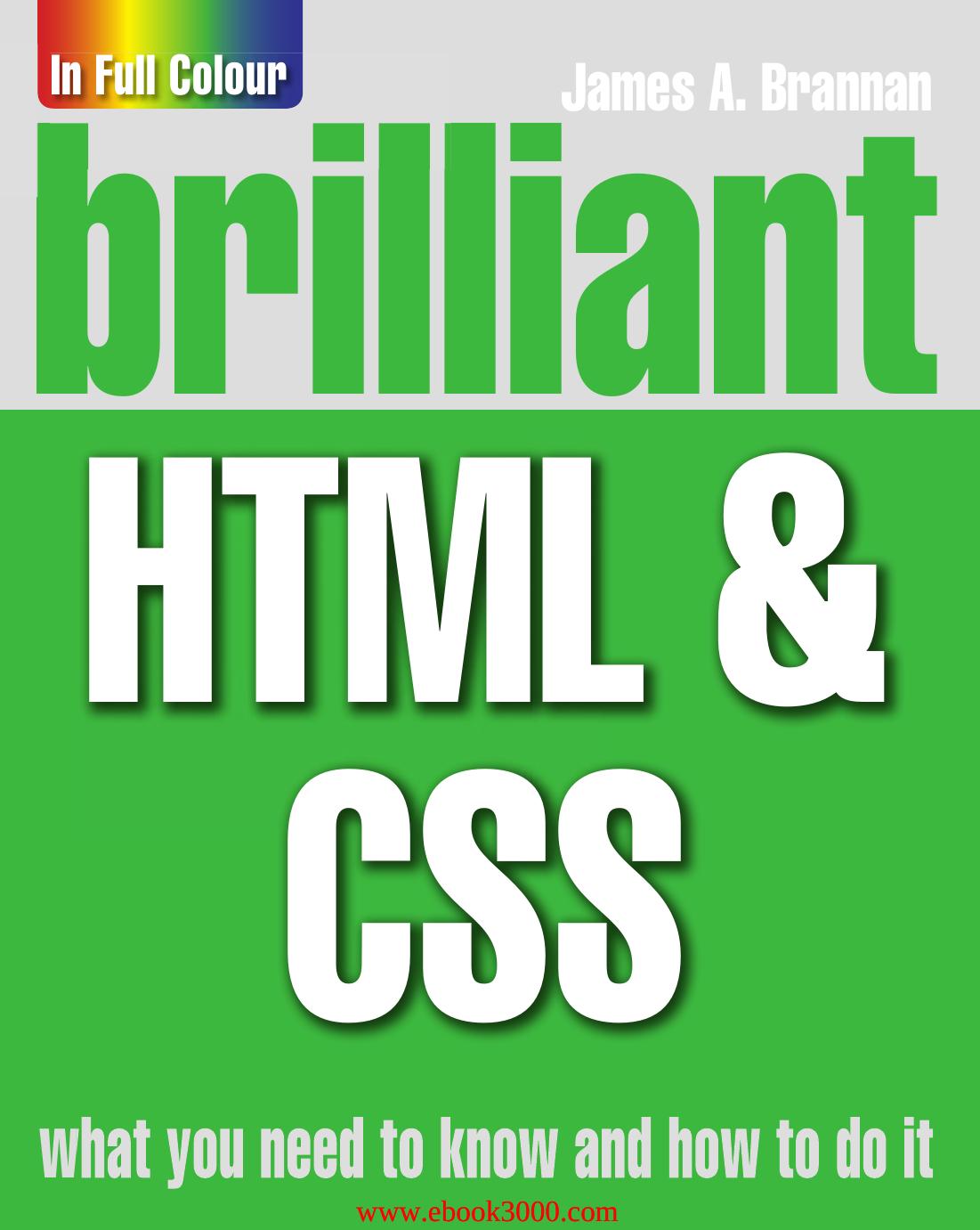 Brilliant HTML and CSS by Unknow