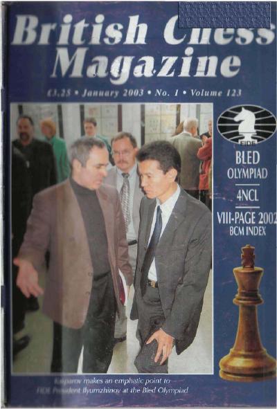 British Chess Magazine (January 2003) by (SCAN: Niridha)