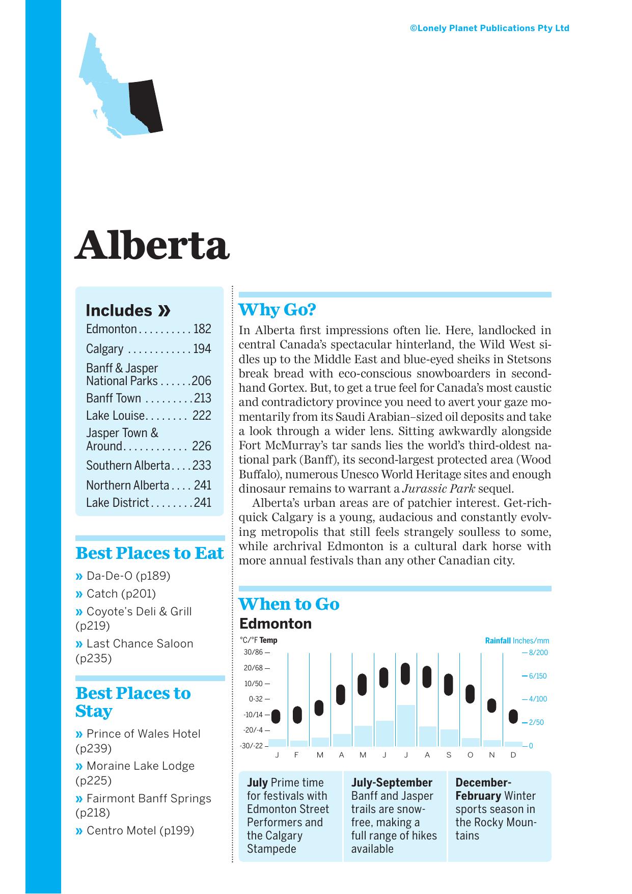 British Columbia & Canadian Rockies - Alberta (Chapter) by Lonely Planet