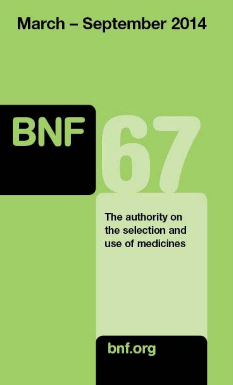 British National Formulary 67 by Bnf
