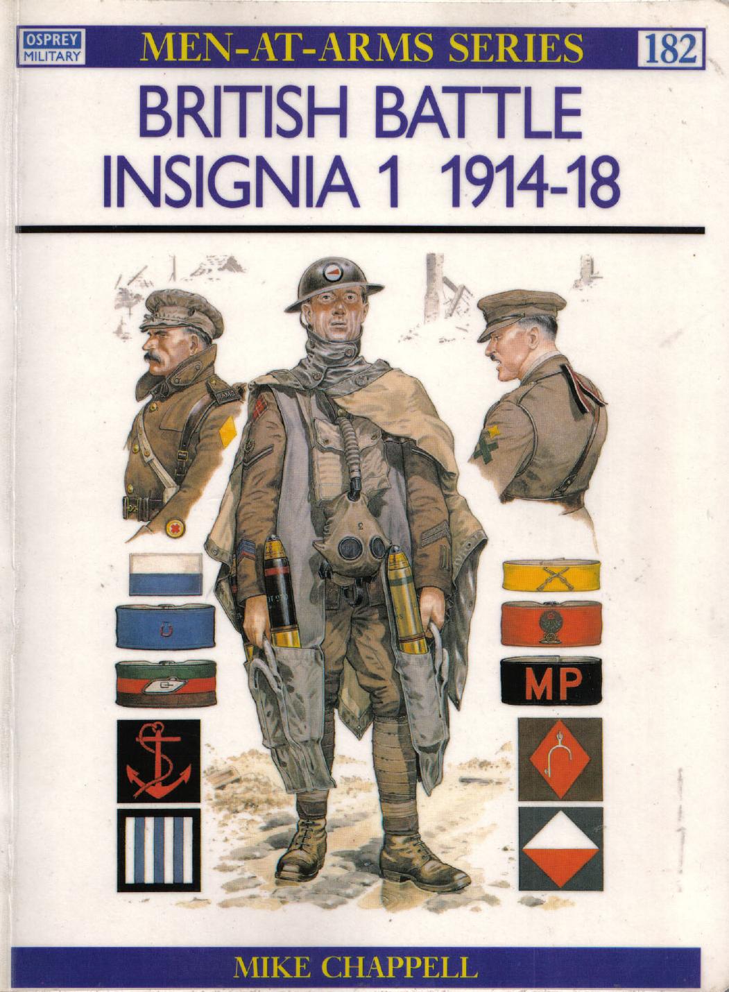 British battle insignia (1): 1914-18 by Mike Chappell