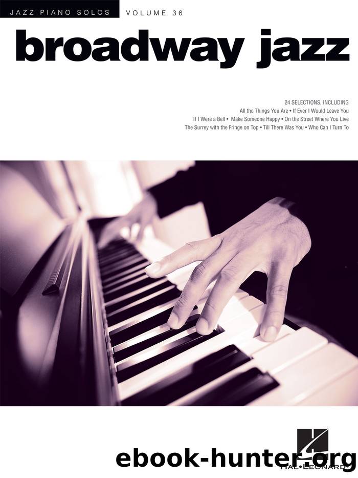 Broadway Jazz by Hal Leonard Corp