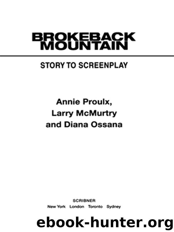 Brokeback Mountain by Annie Proulx & Larry McMurtry & Diana Ossana