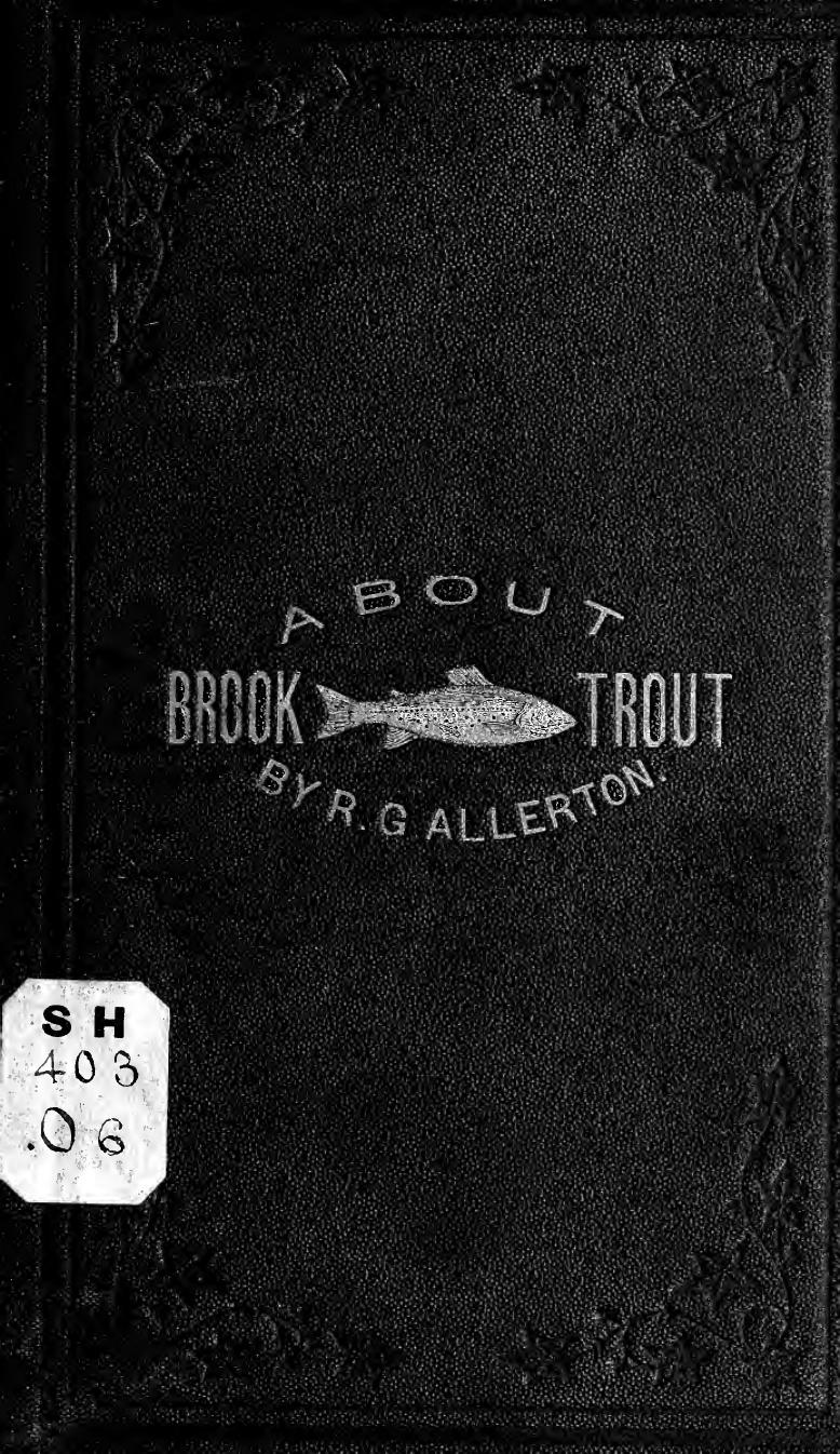 Brook trout fishing by Allerton Reuben G