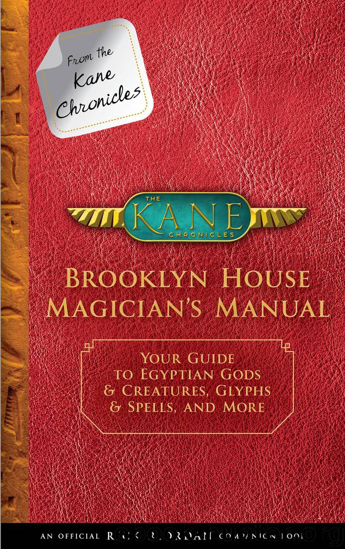 Brooklyn House Magician's Manual by Rick Riordan