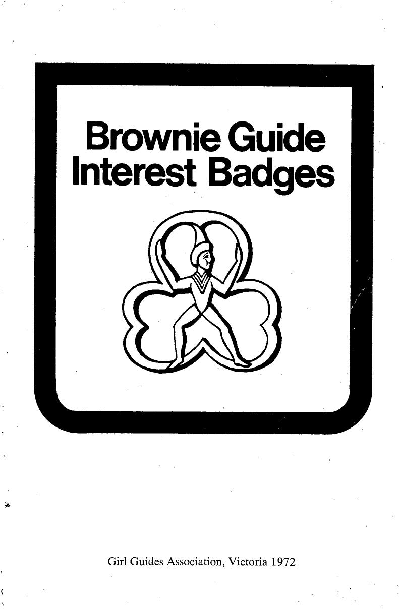 Brownie Guide Interest Badges by Girl Guides Association Victoria