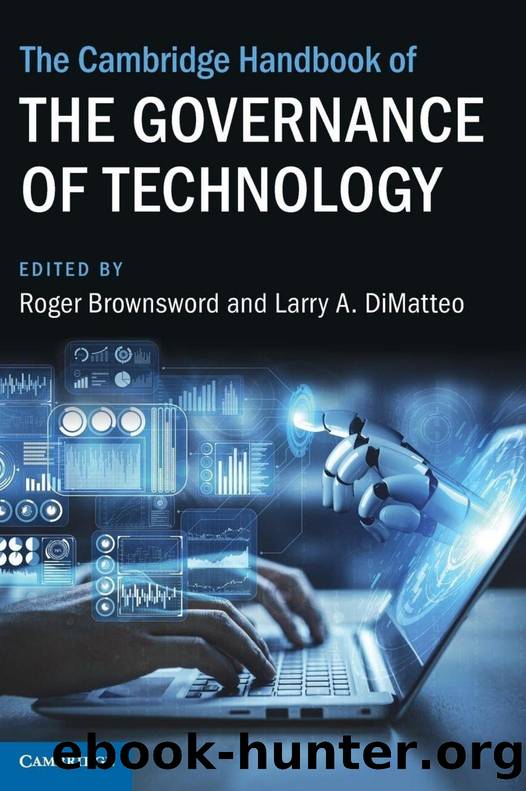 Brownsword R. The Cambridge Handbook of the Governance of Technology 2025 by Unknown