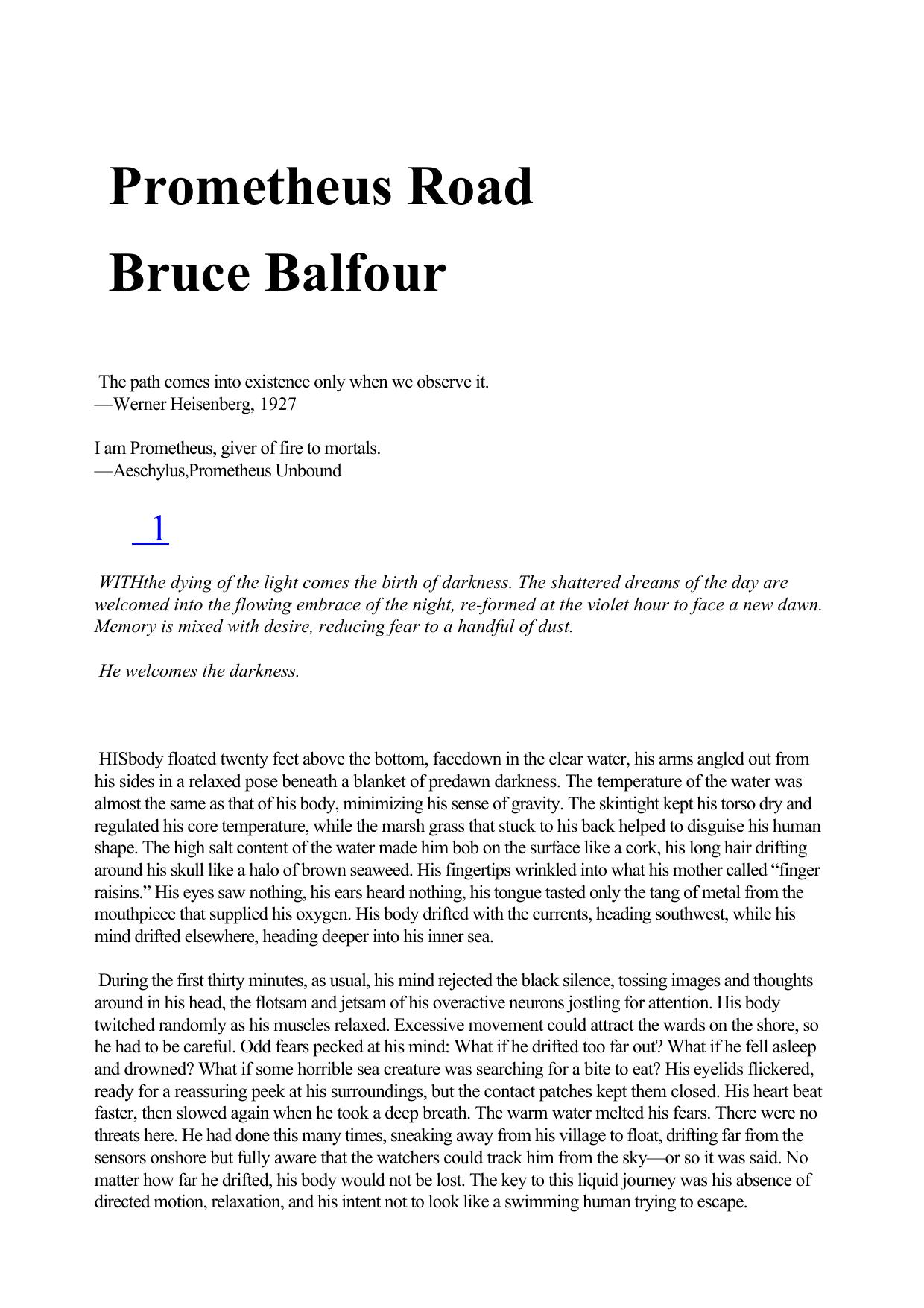 Bruce Balfour by Prometheus Road