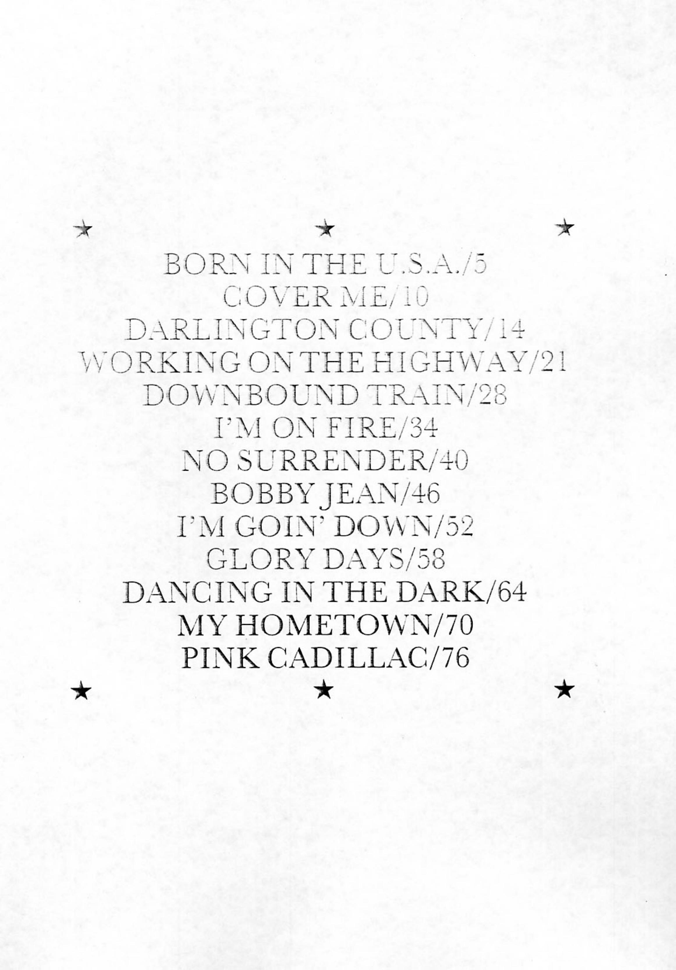Bruce Springsteen by Born in the USA (book)
