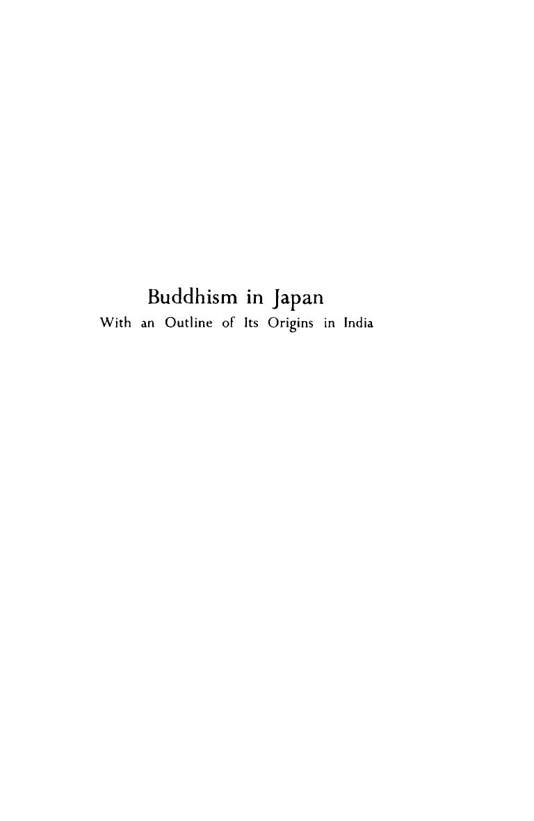 Buddhism in Japan: With an Outline of Its Origins in India by E. Dale Saunders