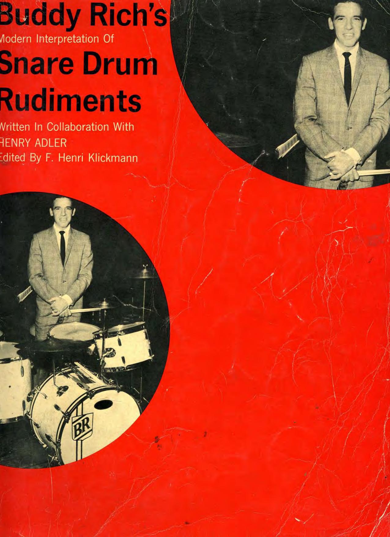 Buddy Rich's Snare Drum Rudiments by Unknown
