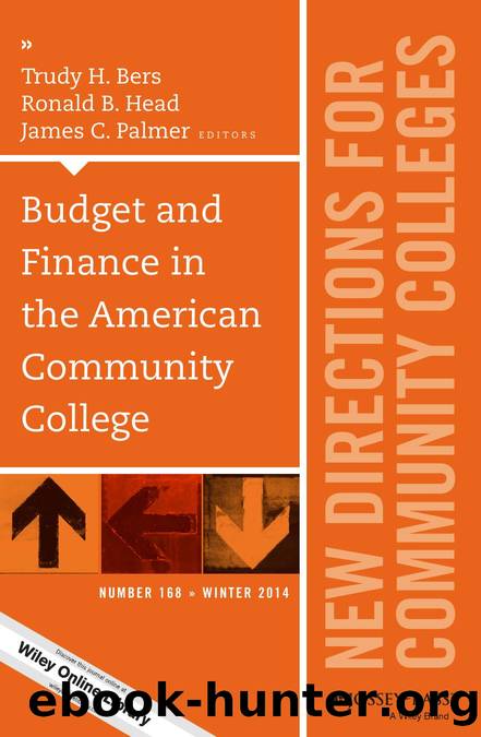 Budget and Finance in the American Community College : New Directions for Community Colleges, Number 168 by Trudy H. Bers; Ronald B. Head; James C. Palmer