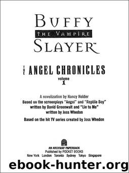 Buffy the Vampire Slayer by Angel Chronicles 01 # Nancy Holder