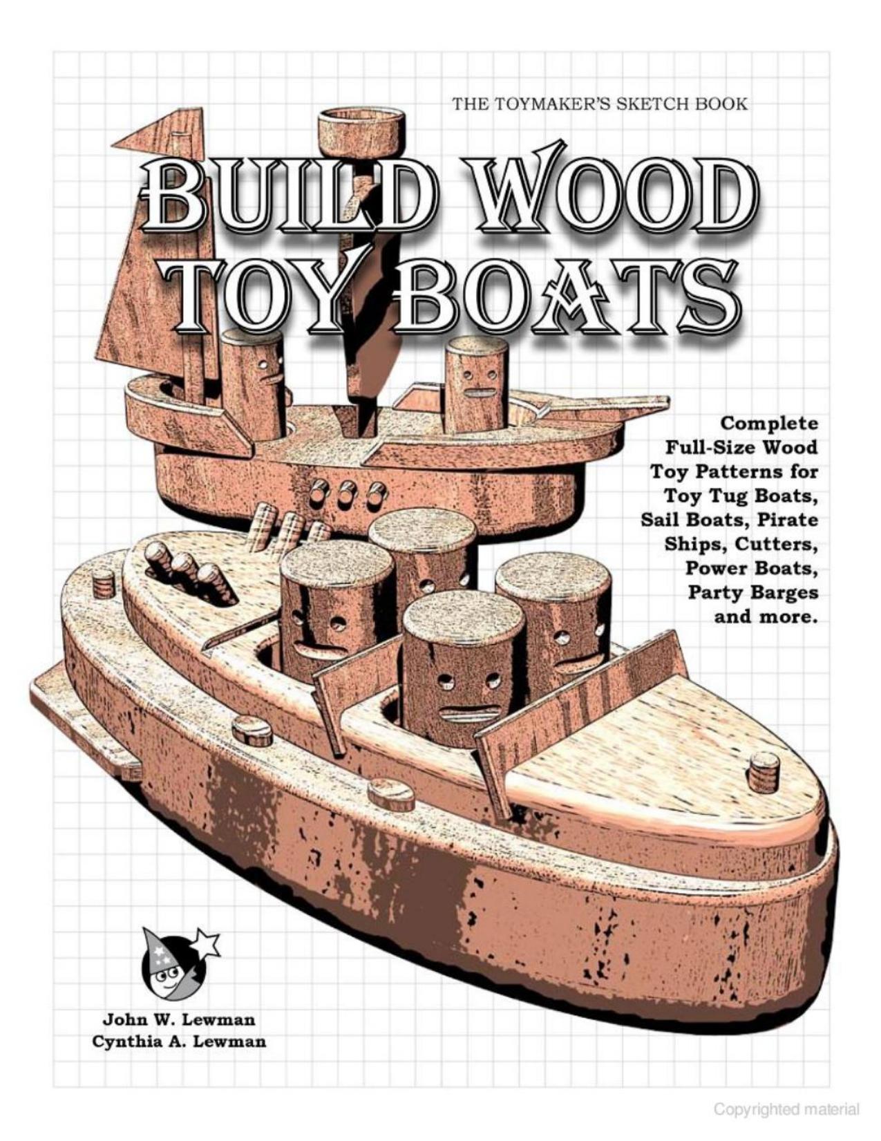 Build Wood Toy Boats Pattern Book by Unknow