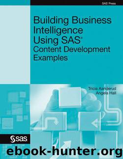 Building Business Intelligence Using SAS by Tricia Aanderud & Angela Hall
