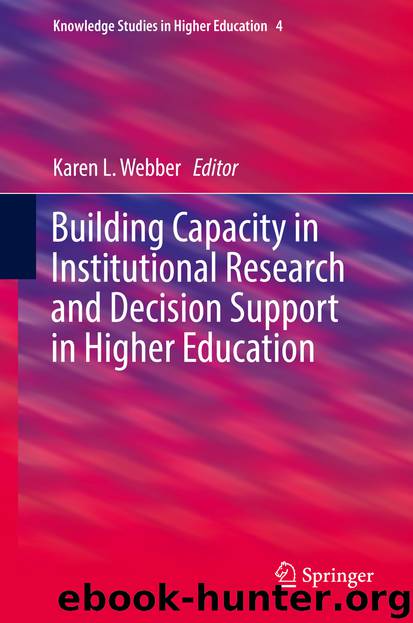 Building Capacity in Institutional Research and Decision Support in Higher Education by Karen L. Webber