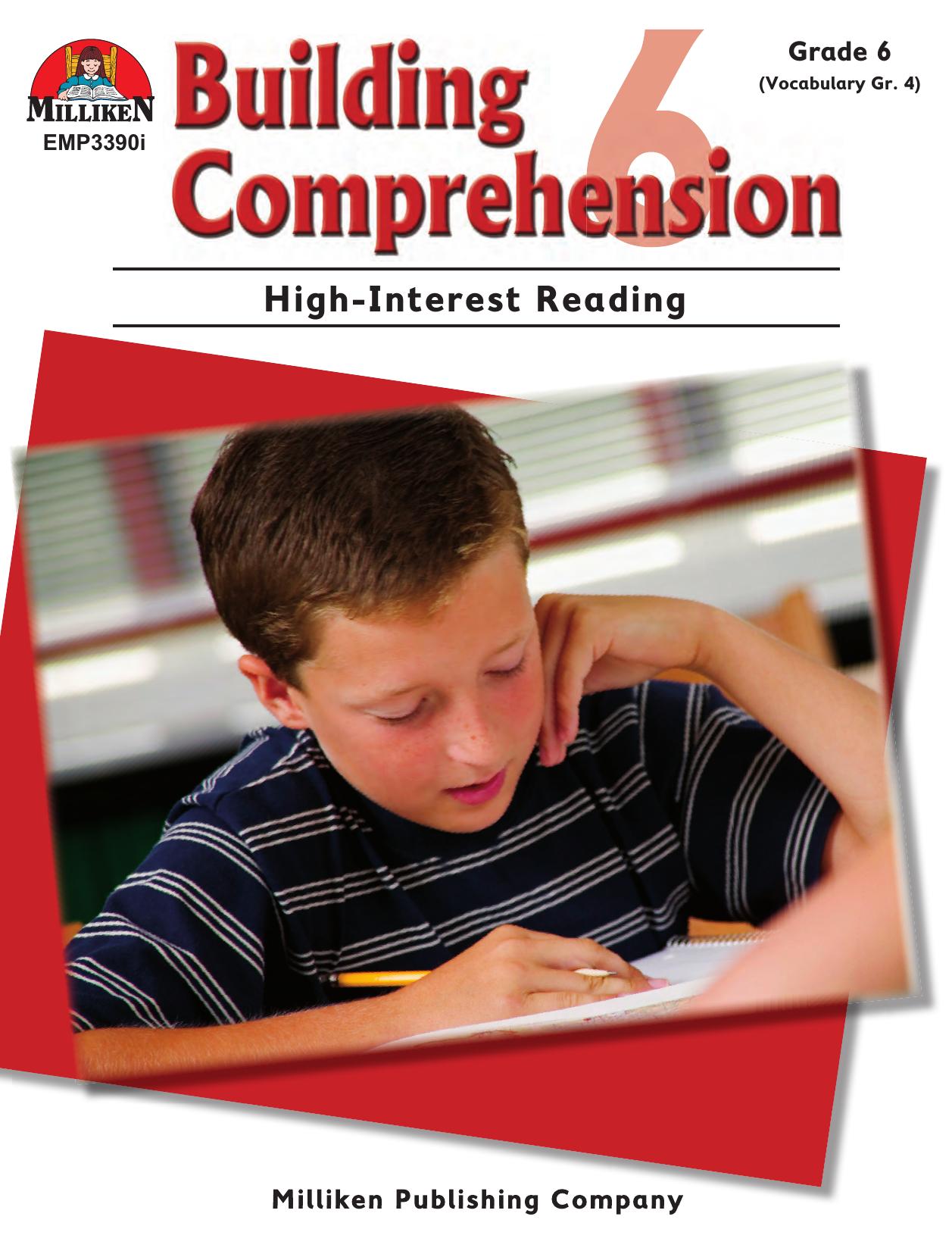 Building Comprehension - Grade 6 by Ellen M Dolan