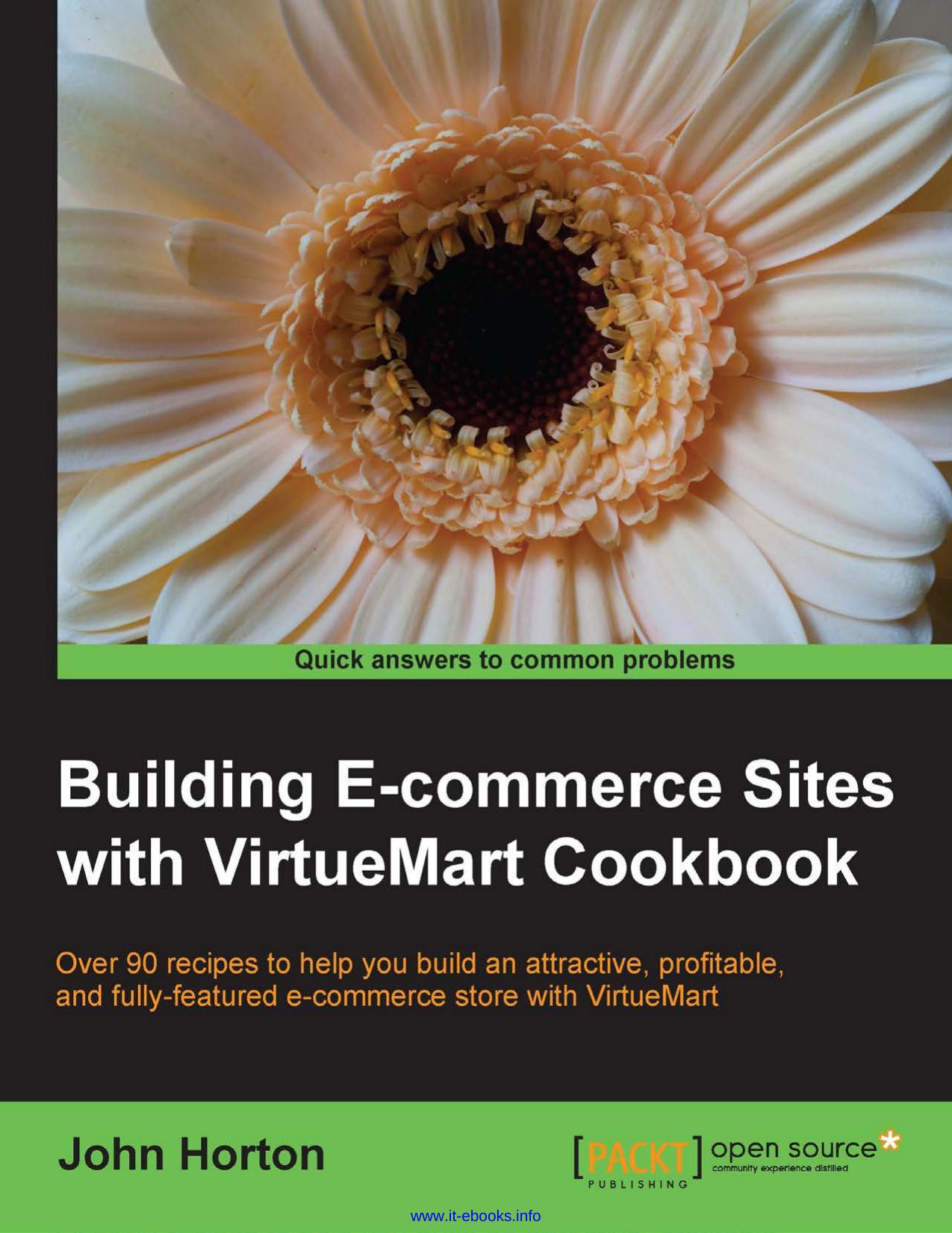 Building E-commerce Sites with VirtueMart Cookbook by Unknown