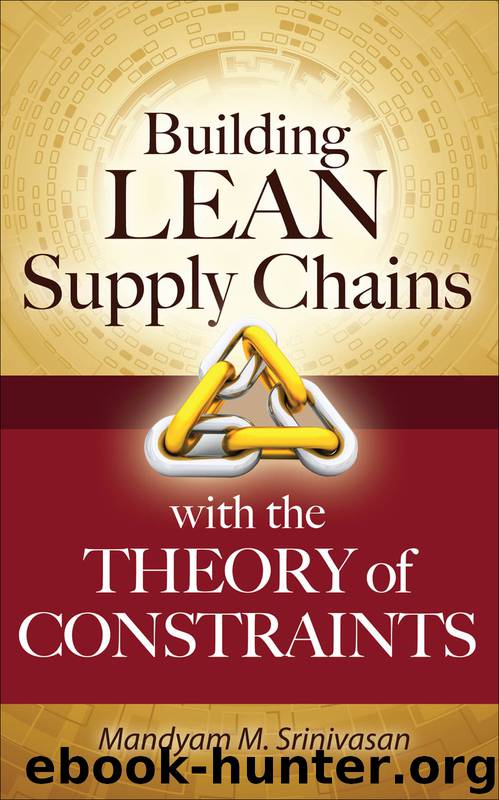 Building Lean Supply Chains with the Theory of Constraints by Mandyam Srinivasan