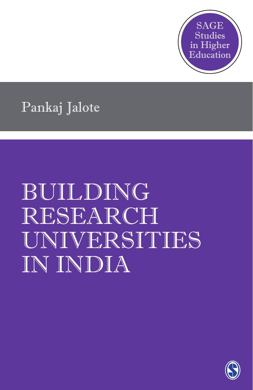 Building Research Universities in India by Pankaj Jalote