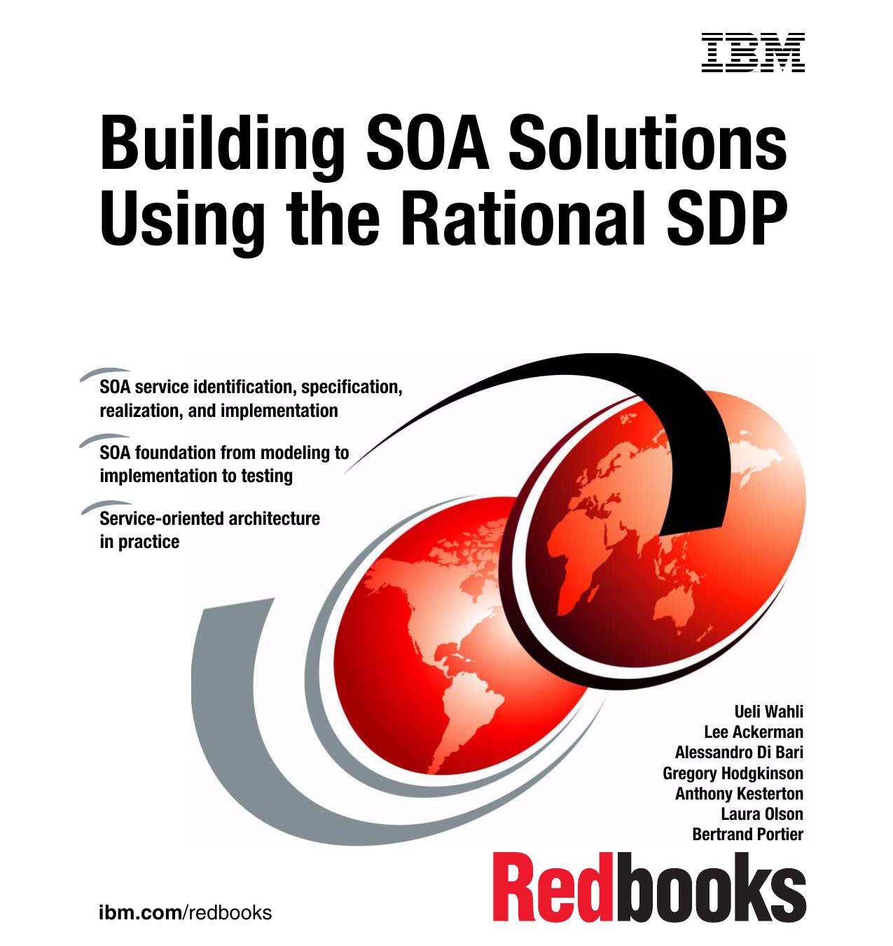 Building SOA Solutions Using the Rational SDP by IBM