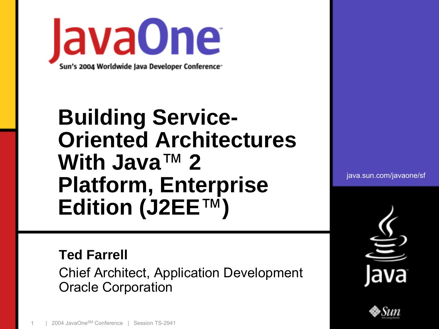 Building Service-Oriented Architectures with Java 2 Platform, Enterprise Edition (J2EE) by Farrell T