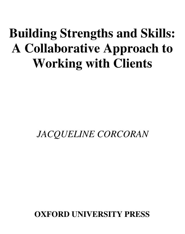 Building Strengths and Skills by Unknown