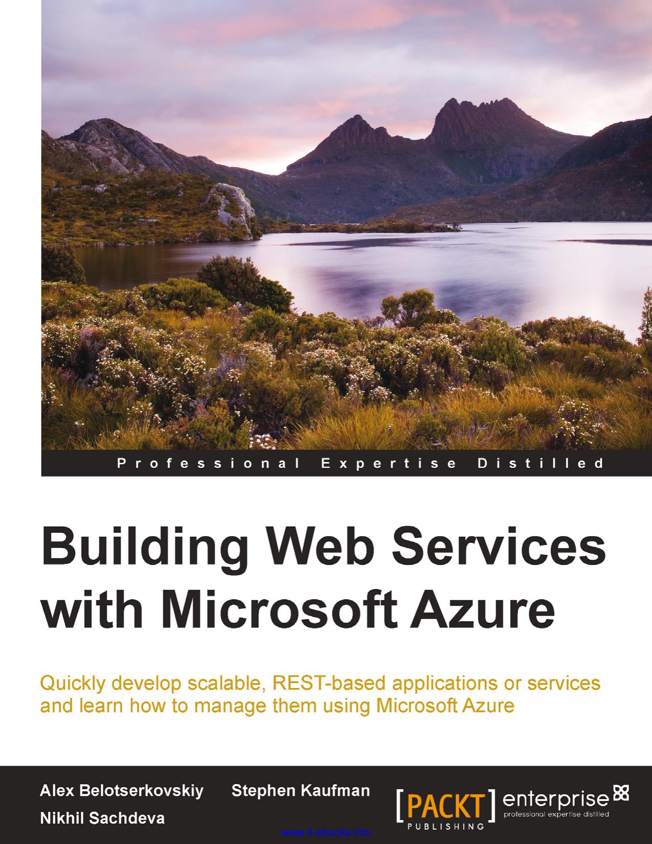 Building Web Services with Microsoft Azure by Unknown