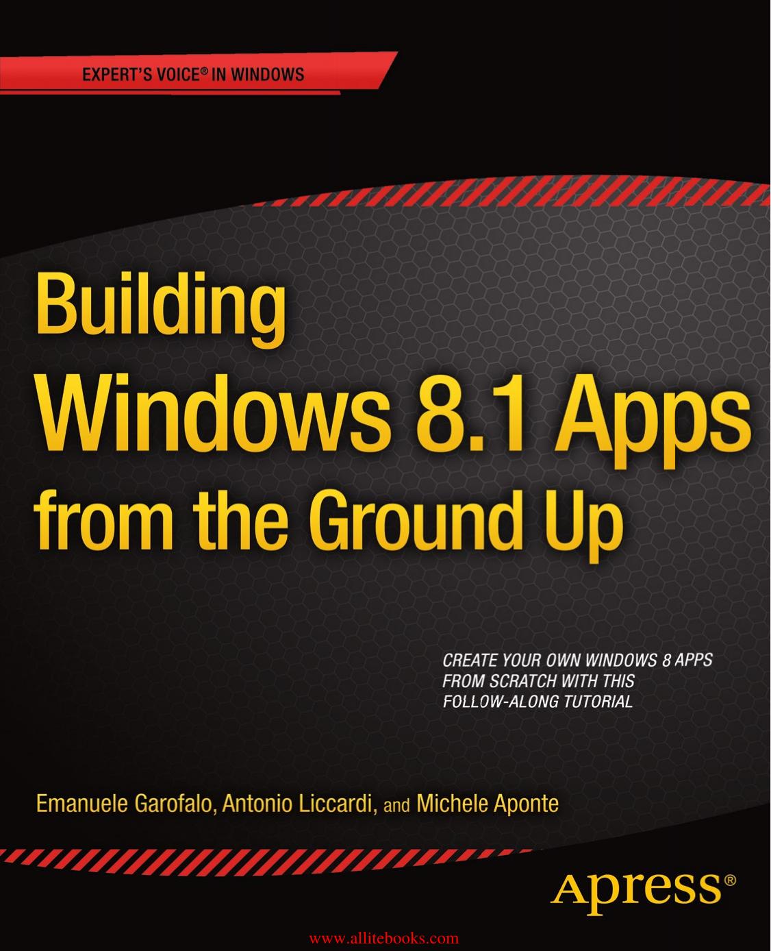 Building Windows 8 Apps From The Ground Up by Unknown