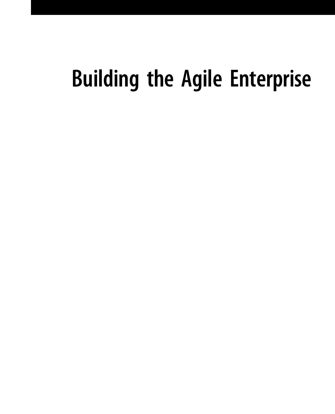 Building the Agile Enterprise by 4<8=8AB@0B>@