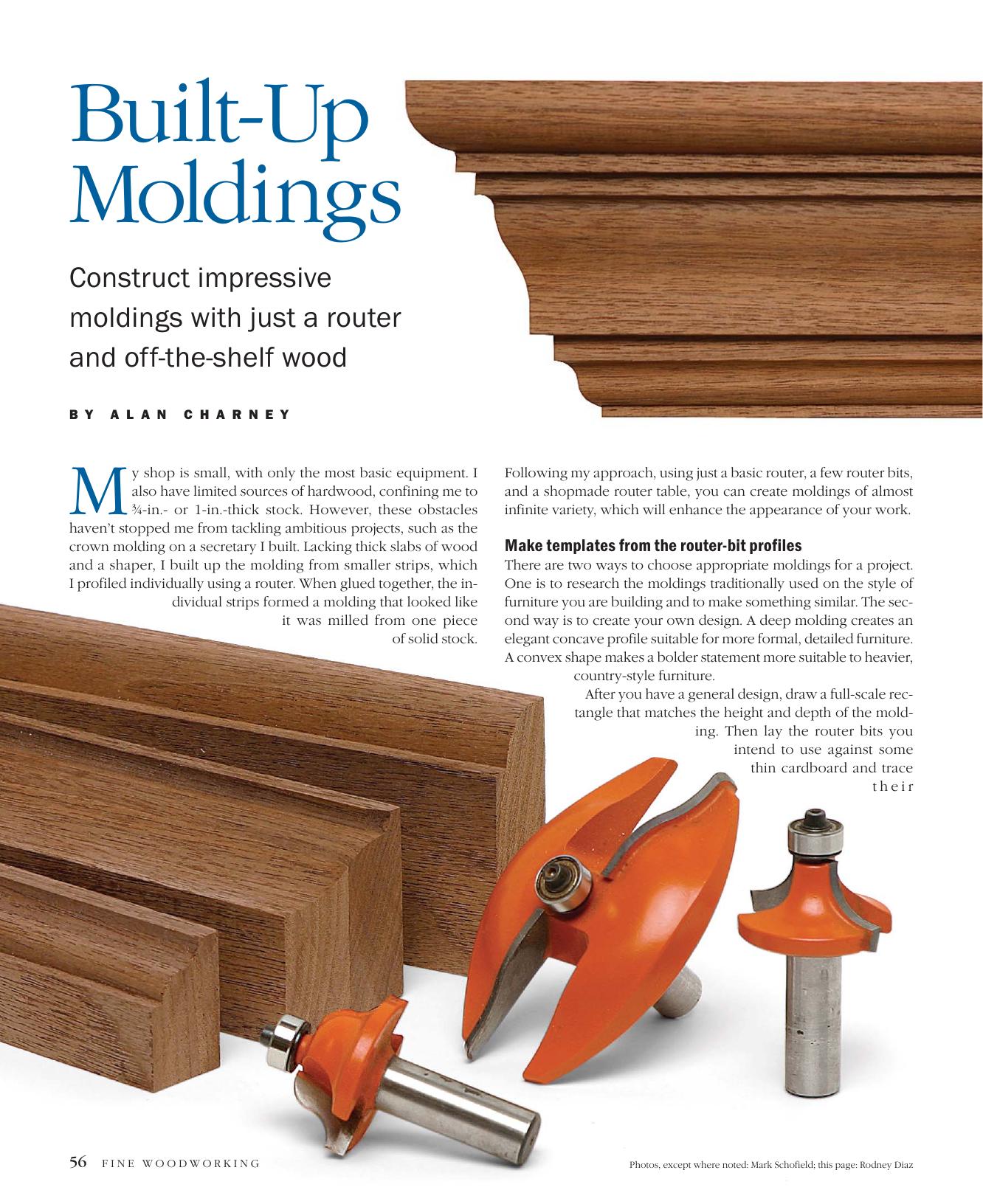 Built-Up Moldings by Alan Charney