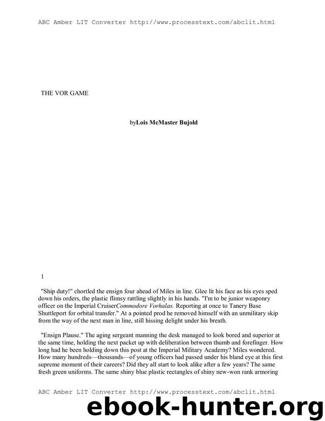 Bujold, Lois McMaster - Miles Vorkosigan 06 - by Lois Mcmaster Bujold