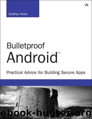 Bulletproof Android: Practical Advice for Building Secure Apps (Developer's Library) by Godfrey Nolan