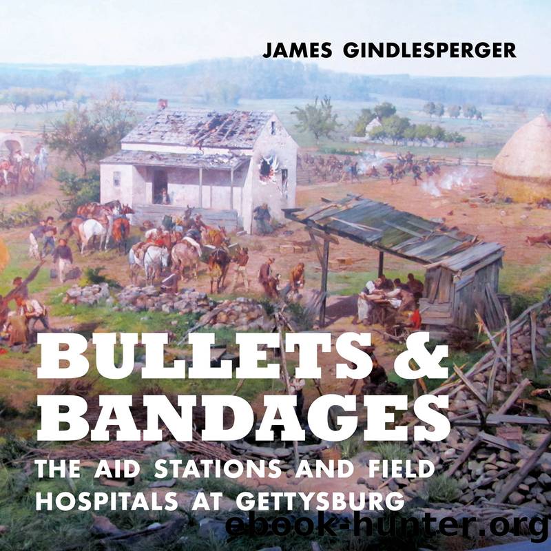 Bullets and Bandages: The Aid Stations and Field Hospitals at Gettysburg by James Gindlesperger