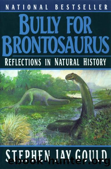 Bully for Brontosaurus: Reflections in Natural History by Stephen Jay Gould