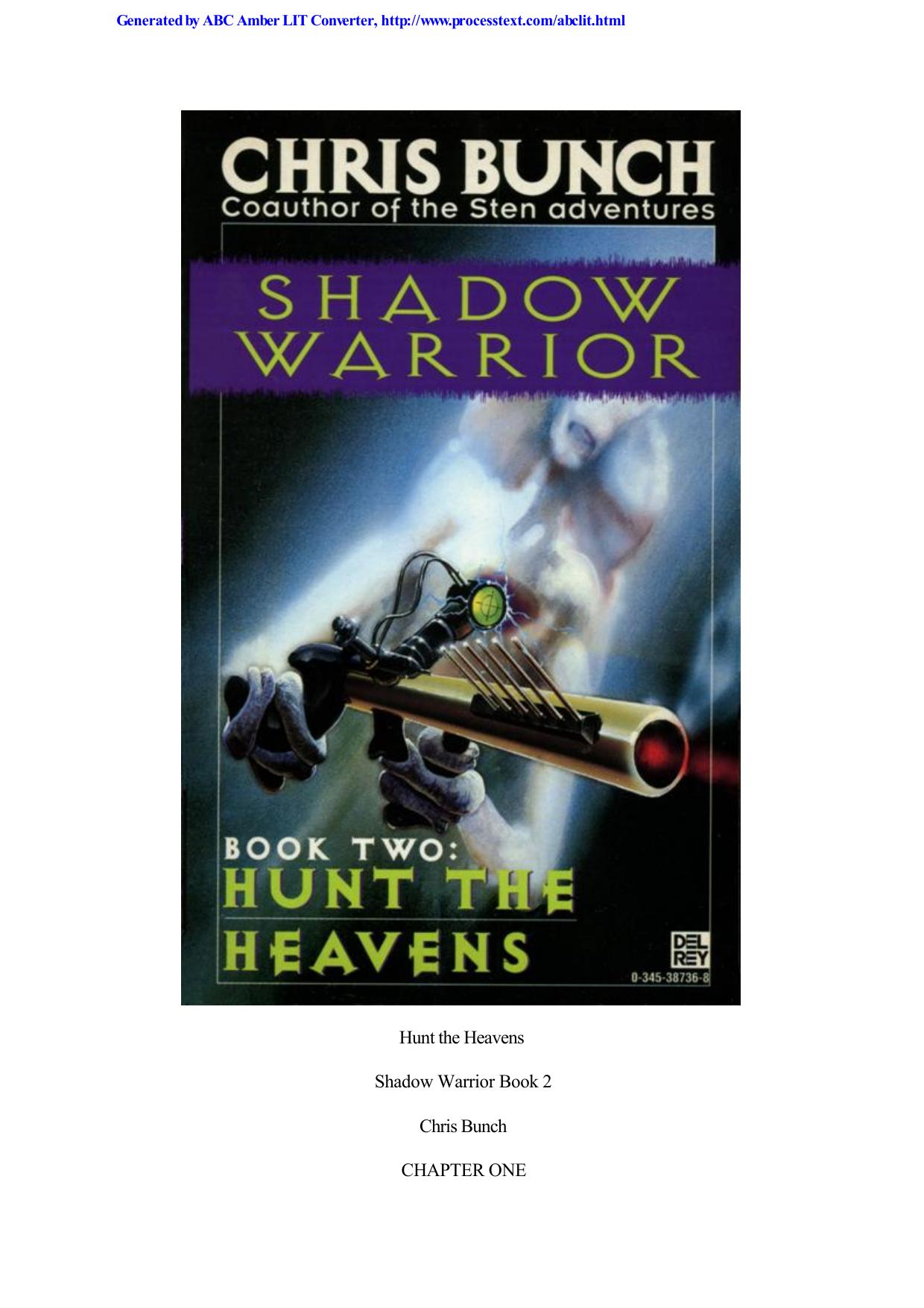 Bunch, Chris - Shadow Warrior 02 by Hunt the Heavens