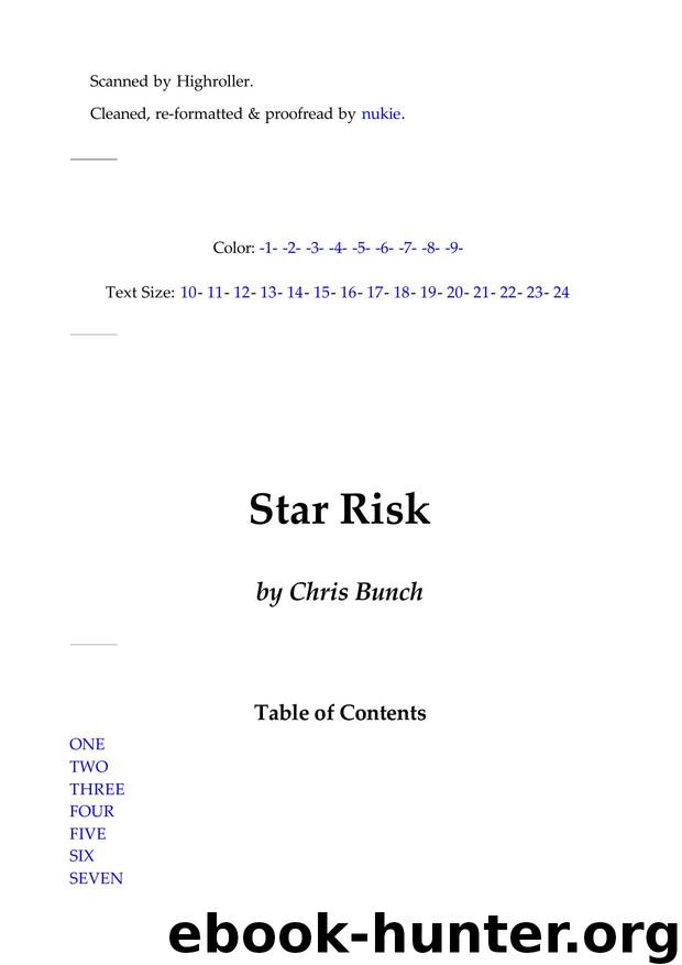 Bunch, Chris - Star Risk 1 by Bunch Chris