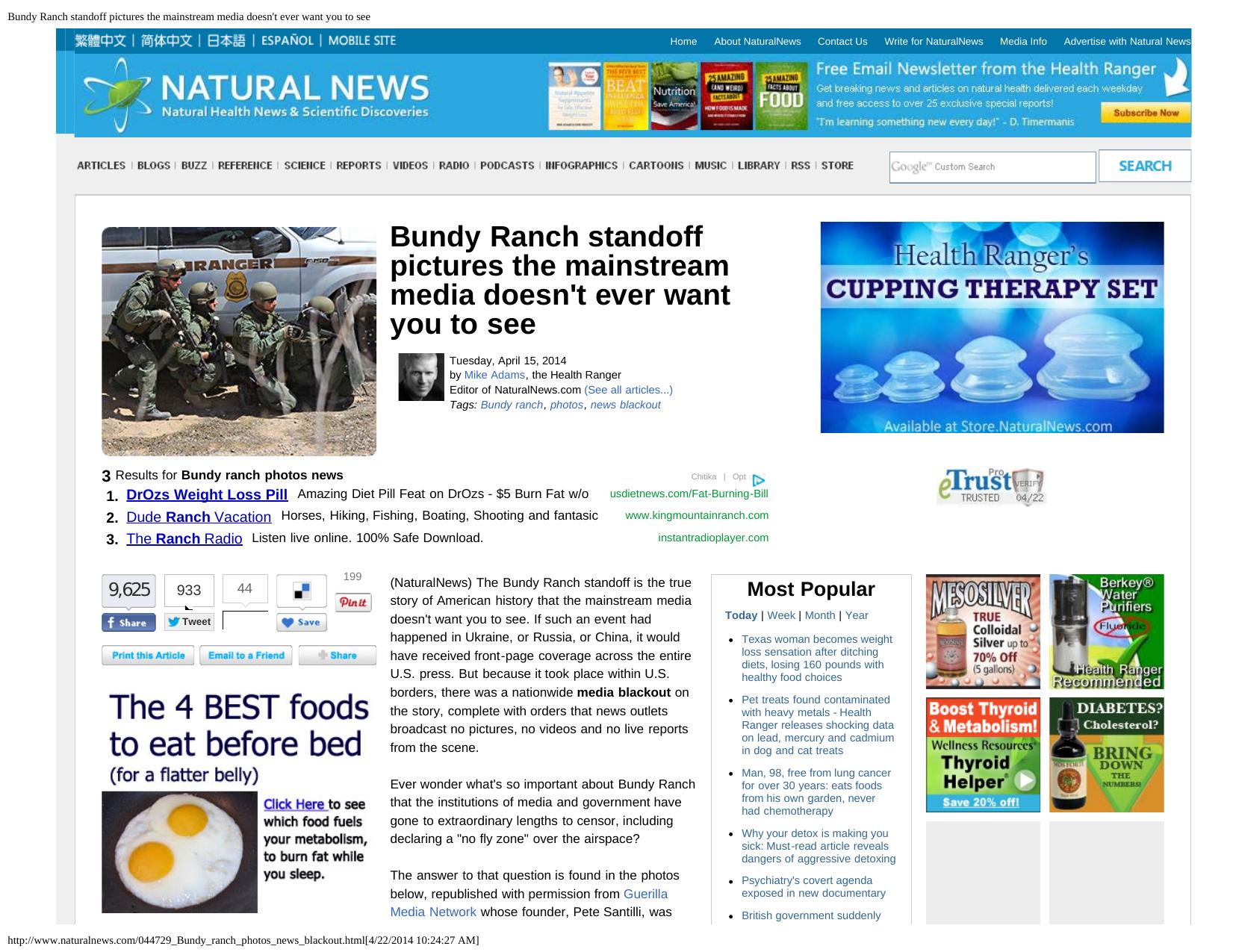 Bundy Ranch standoff pictures the mainstream media doesn't ever want you to see by Unknown