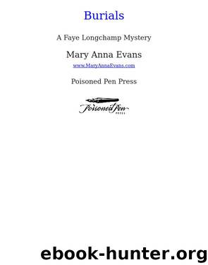 Burials by Mary Anna Evans
