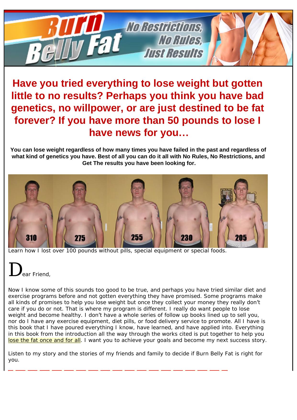 Burn Belly Fat- Huge Commission, Great Conversions, Loved By Customers. by Best of Kuszter's Collection